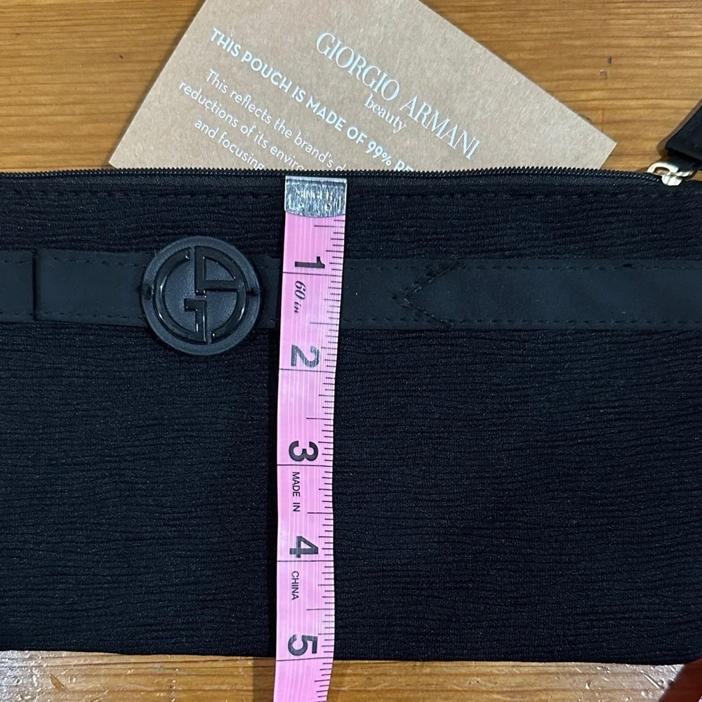 GIORGIO ARMANI. Beauty Black Makeup bag